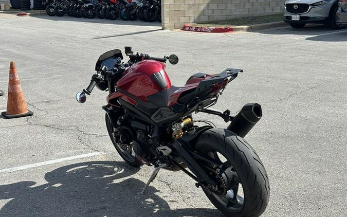 2024 Triumph Street Triple 765 RS Carnival Red