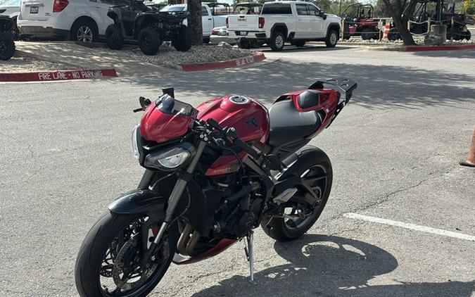2024 Triumph Street Triple 765 RS Carnival Red