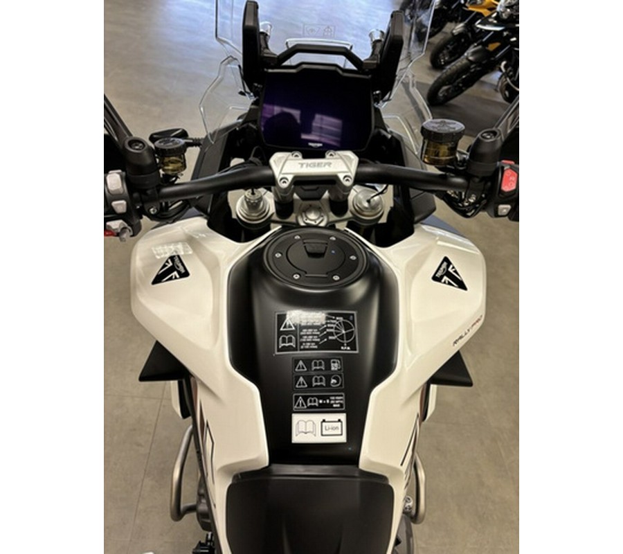 2026 Triumph Tiger 1200 Desert Edition Crystal White