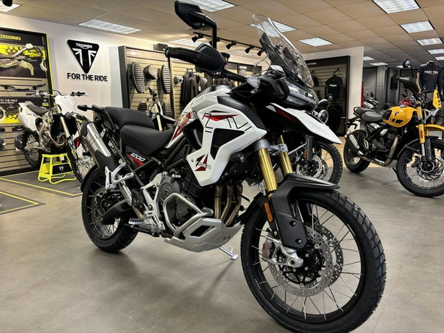 2026 Triumph Tiger 1200 Desert Edition Crystal White