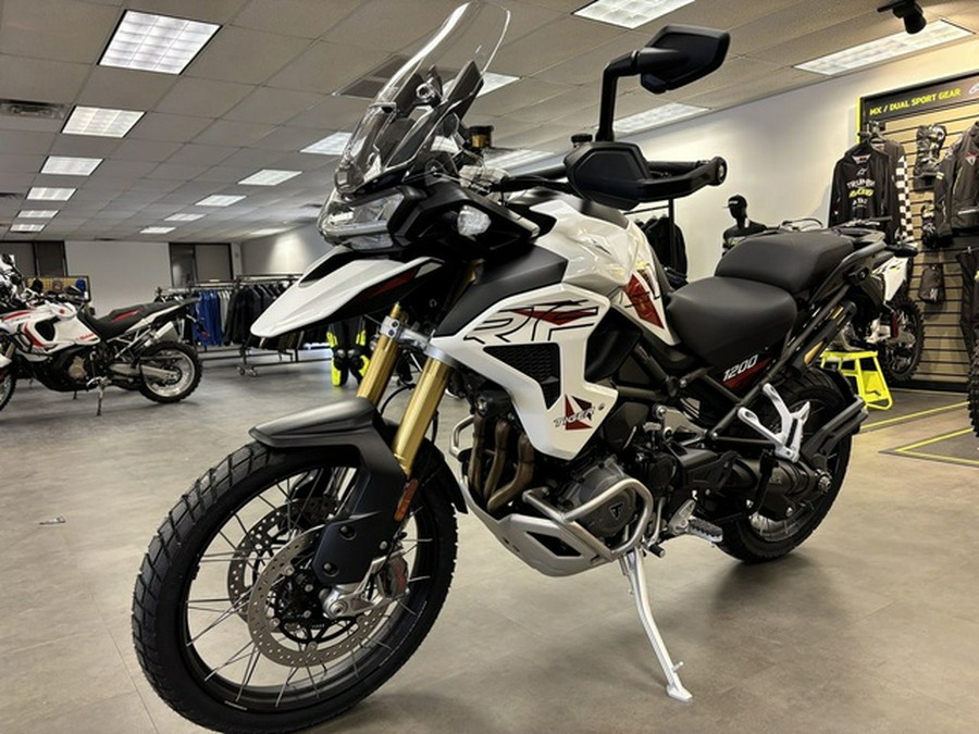2026 Triumph Tiger 1200 Desert Edition Crystal White