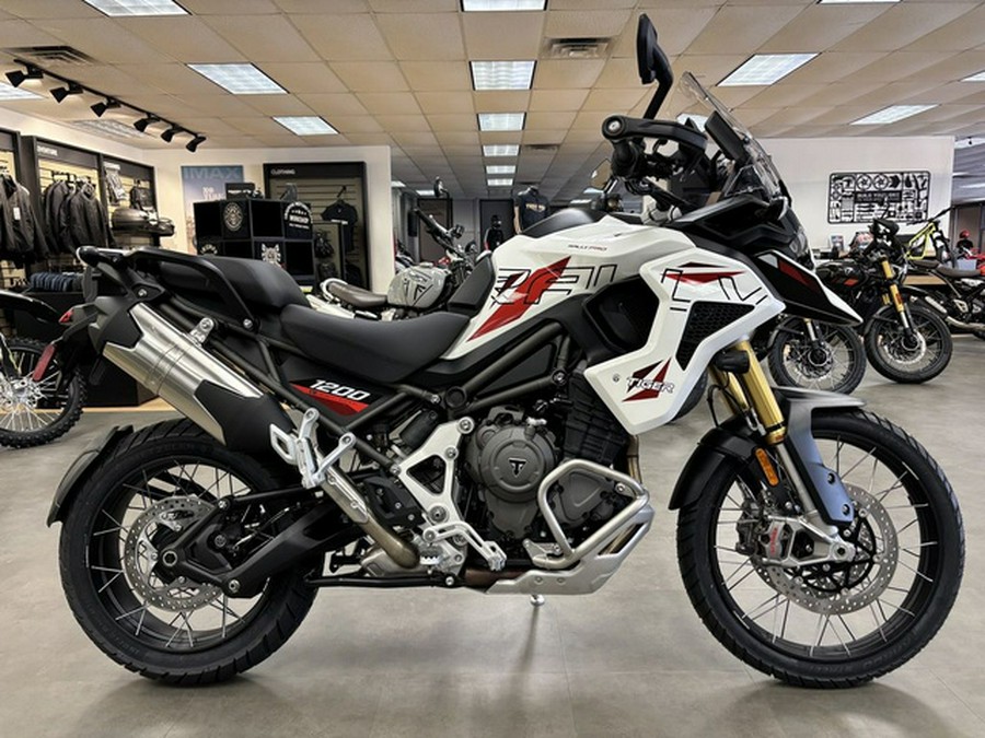 2026 Triumph Tiger 1200 Desert Edition Crystal White