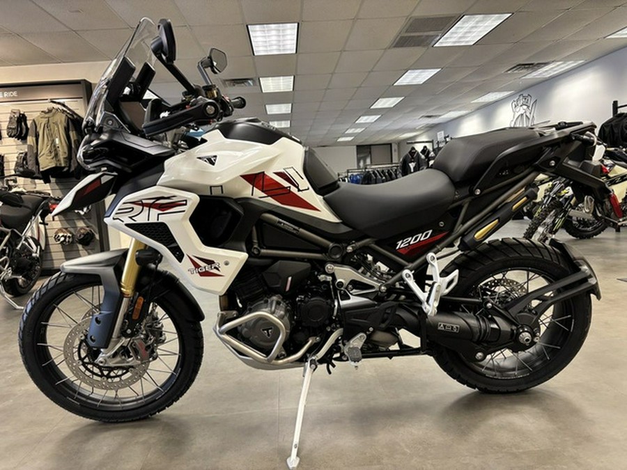 2026 Triumph Tiger 1200 Desert Edition Crystal White