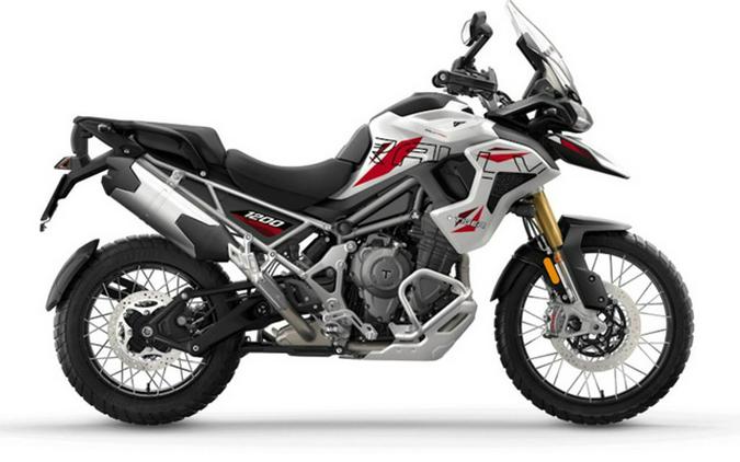 2026 Triumph Tiger 1200 Desert Edition Crystal White
