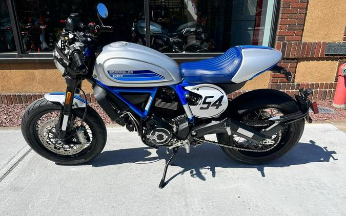 2020 Ducati Scrambler Cafe Racer Silver Ice Matte