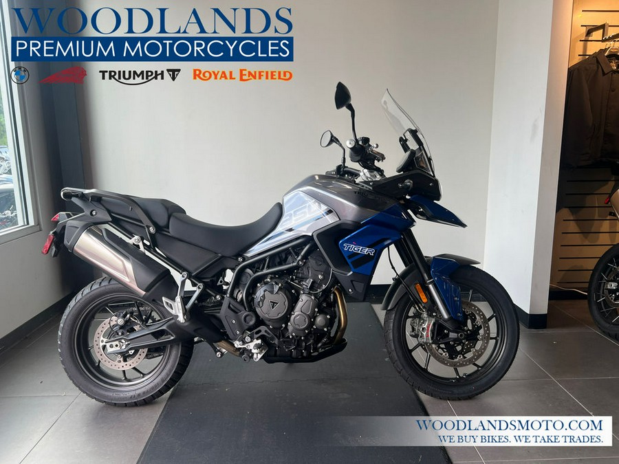 2023 Triumph Tiger 850 Sport Graphite Caspian Blue