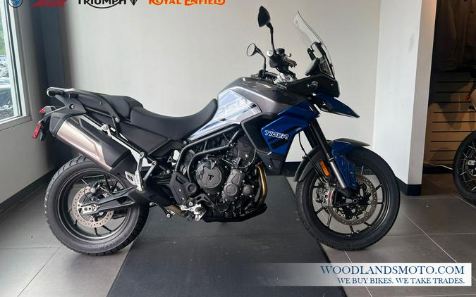 2023 Triumph Tiger 850 Sport Graphite Caspian Blue