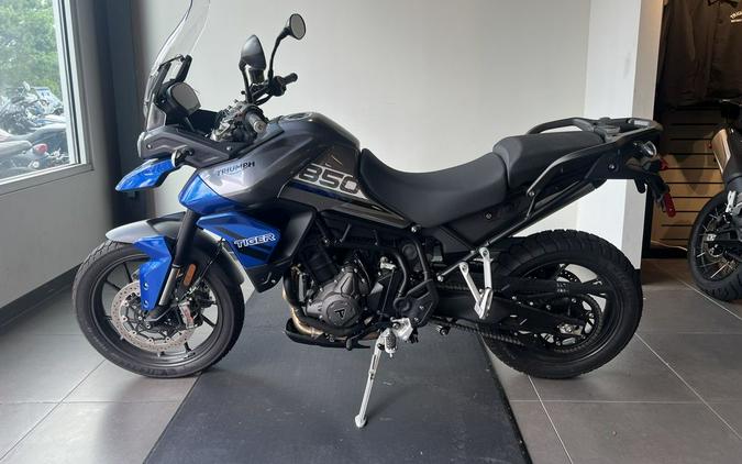 2023 Triumph Tiger 850 Sport Graphite Caspian Blue