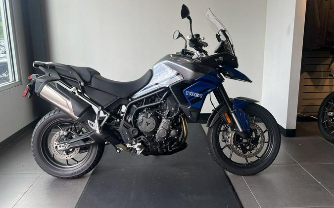 2023 Triumph Tiger 850 Sport Graphite Caspian Blue