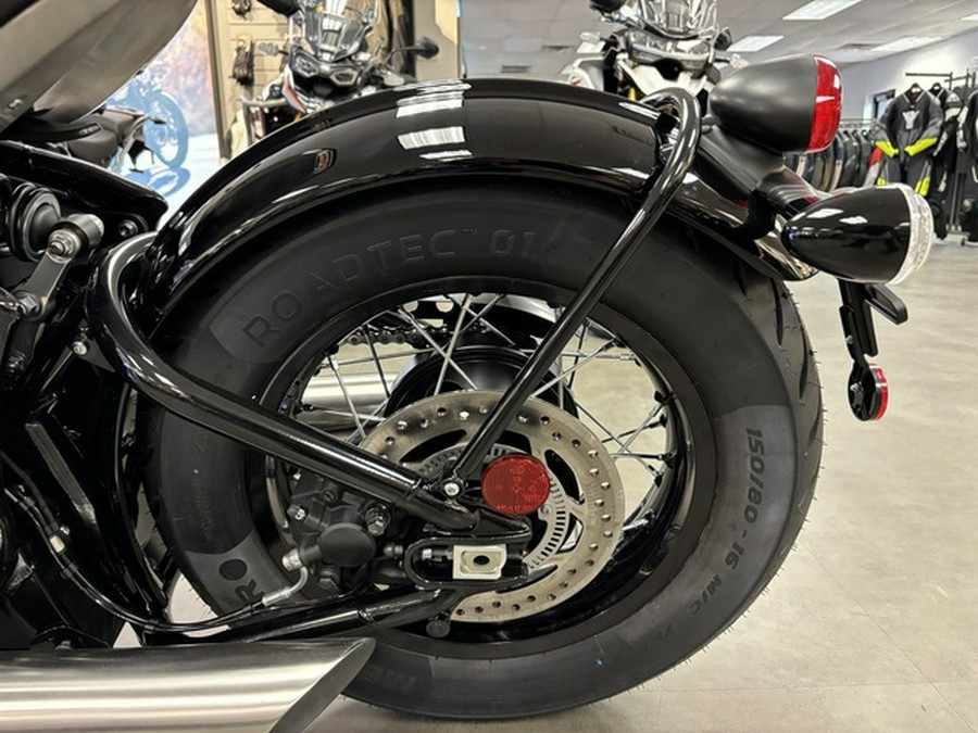 2026 Triumph Bonneville Bobber Jet Black