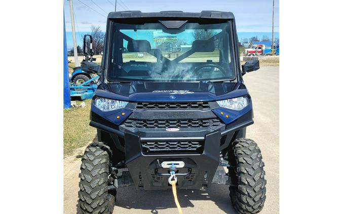 2020 Polaris Industries RANGER XP® 1000 Premium Steel Blue Metallic+Winter Prep