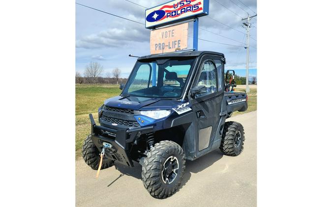 2020 Polaris Industries RANGER XP® 1000 Premium Steel Blue Metallic+Winter Prep