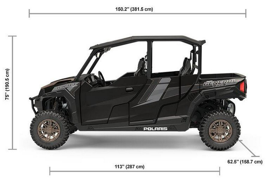 2019 GENERAL 4 1000 MATTE WHITE - Polaris