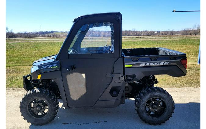 2023 Polaris Industries RANGER XP 1000 Premium Super Graphite with Lifted Lime Accents