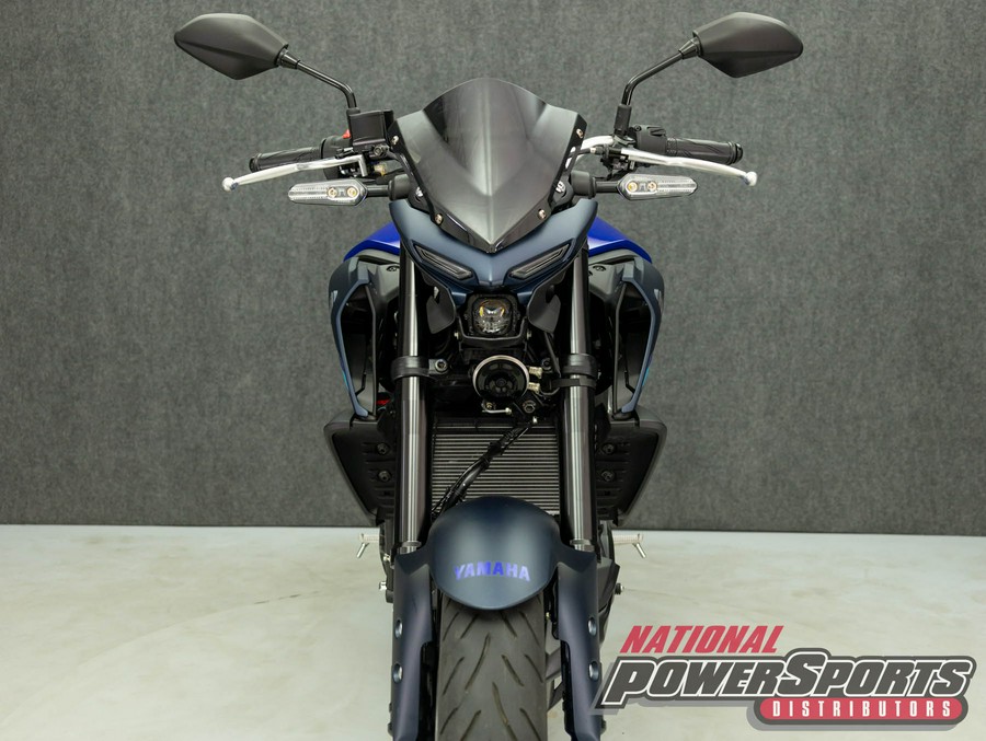 2022 YAMAHA MT03 300 W/ABS