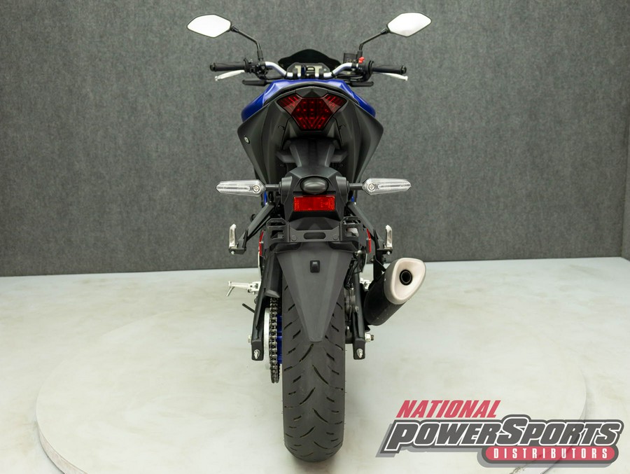 2022 YAMAHA MT03 300 W/ABS