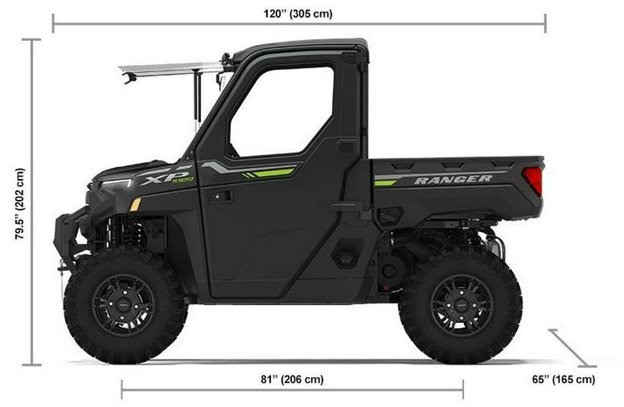 2023 Polaris Industries RANGER XP 1000 NorthStar Edition Ultimate Super Graphite with Lifted Lime Accents - Ride Command Pac