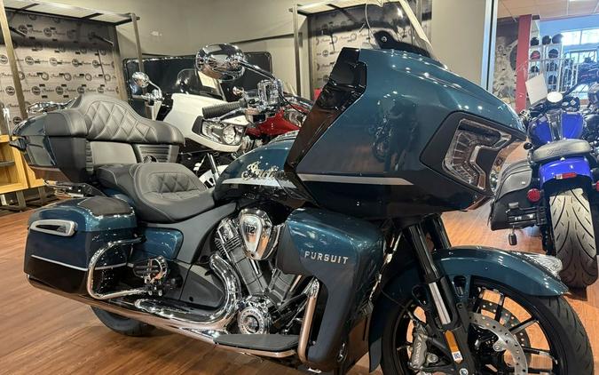 2026 Indian Motorcycle® Pursuit® Limited 112 w/PowerBand Audio Cascade Green with Black Metallic