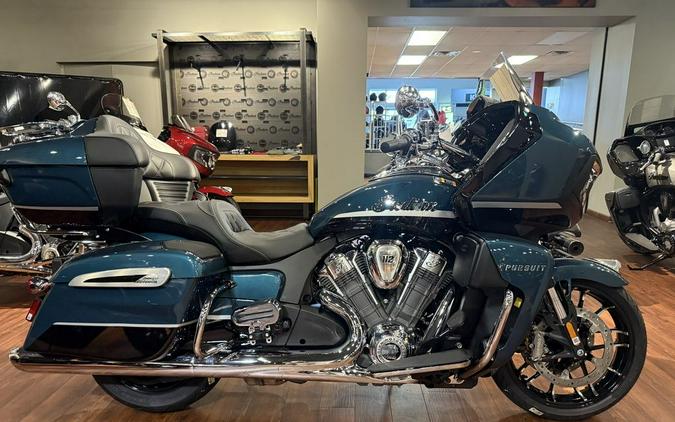 2026 Indian Motorcycle® Pursuit® Limited 112 w/PowerBand Audio Cascade Green with Black Metallic