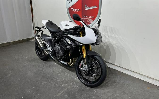 2023 Triumph Speed Triple 1200 RR Crystal White / Storm Grey