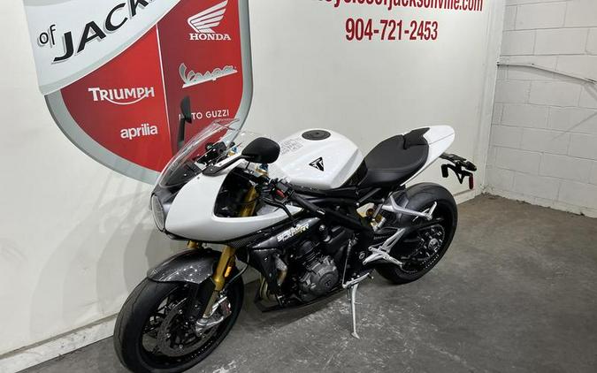 2023 Triumph Speed Triple 1200 RR Crystal White / Storm Grey