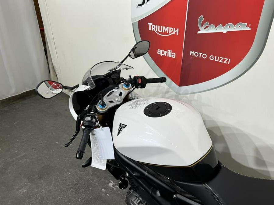 2023 Triumph Speed Triple 1200 RR Crystal White / Storm Grey