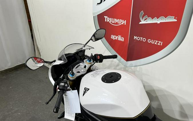 2023 Triumph Speed Triple 1200 RR Crystal White / Storm Grey