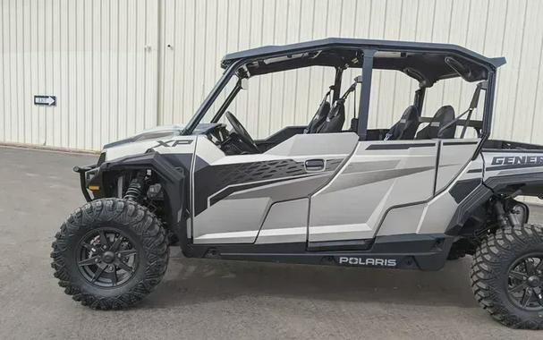 New 2024 POLARIS GENERAL XP 4 1000 ULTIMATE MATTE SILVER QUARTZ