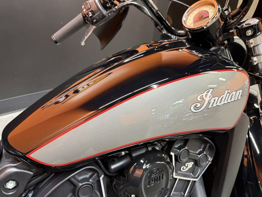 2018 Indian Scout Sixty ABS Thunder Black / Titanium Metallic