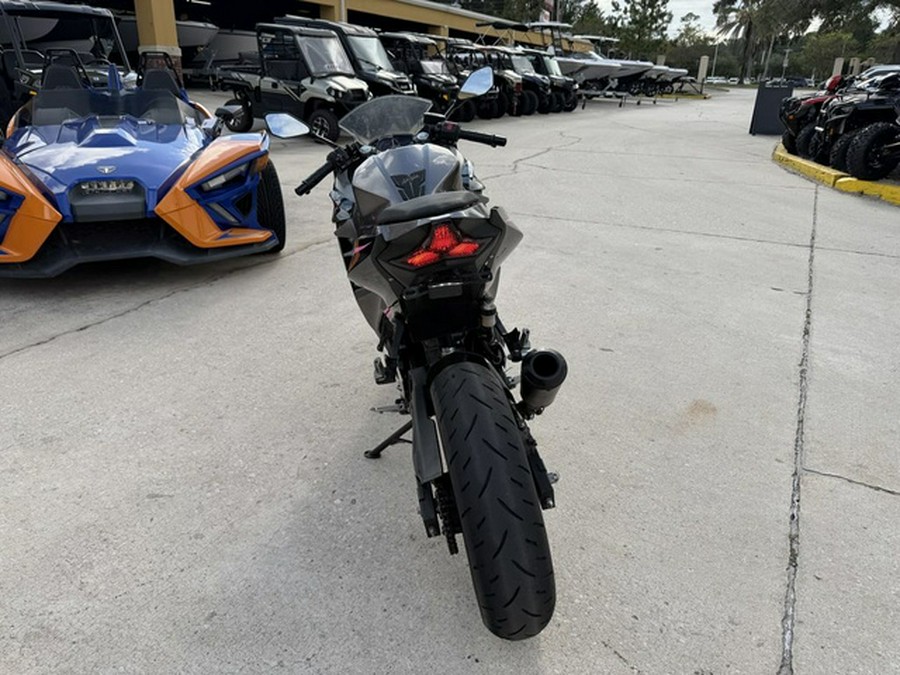 2021 Kawasaki Ninja 400 ABS Metallic Gray/Metallic Magnetic Dark Gray ABS Passion Red