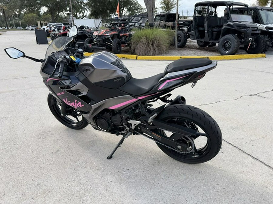 2021 Kawasaki Ninja 400 ABS Metallic Gray/Metallic Magnetic Dark Gray ABS Passion Red