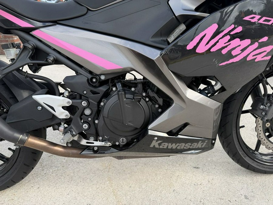 2021 Kawasaki Ninja 400 ABS Metallic Gray/Metallic Magnetic Dark Gray ABS Passion Red