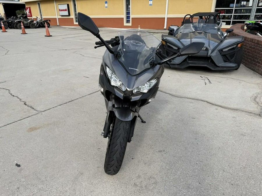 2021 Kawasaki Ninja 400 ABS Metallic Gray/Metallic Magnetic Dark Gray ABS Passion Red