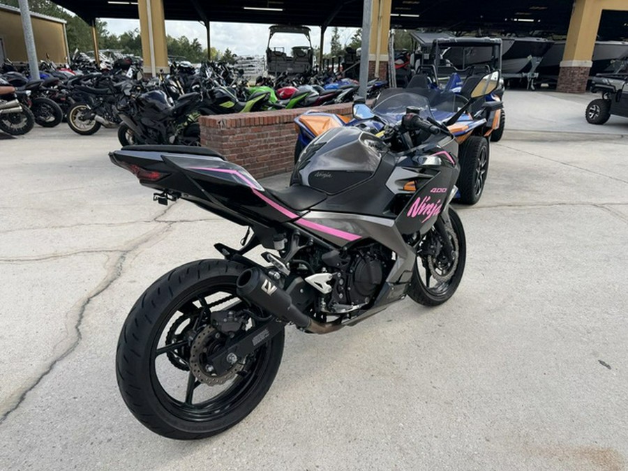 2021 Kawasaki Ninja 400 ABS Metallic Gray/Metallic Magnetic Dark Gray ABS Passion Red
