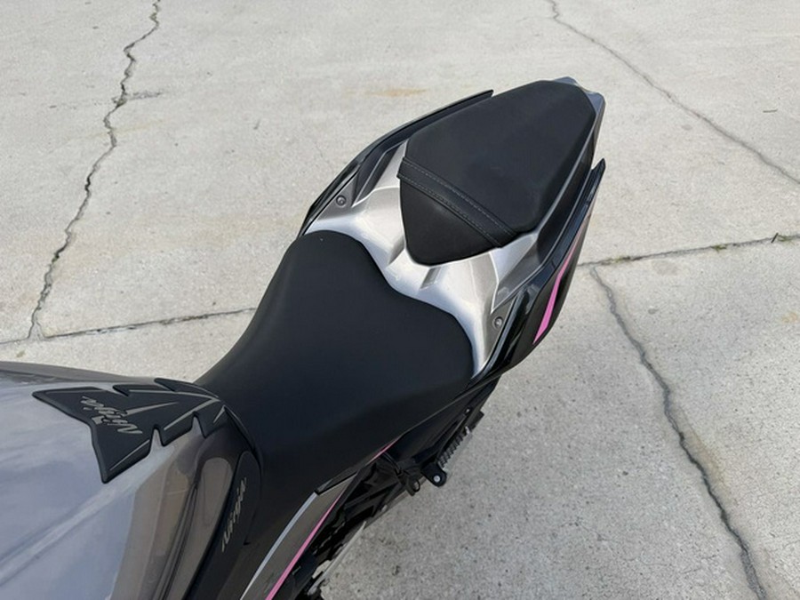 2021 Kawasaki Ninja 400 ABS Metallic Gray/Metallic Magnetic Dark Gray ABS Passion Red