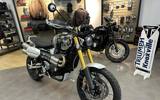 2023 Triumph Scrambler 1200 XE Chrome Edition Brooklands Green