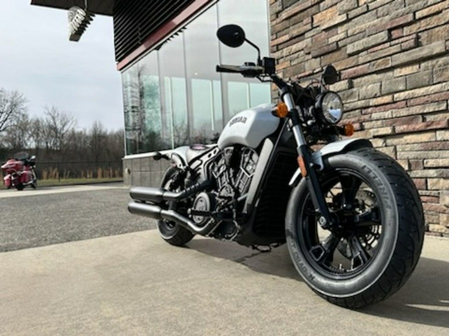 2024 Indian Scout Bobber Sixty ABS Ghost White Metallic