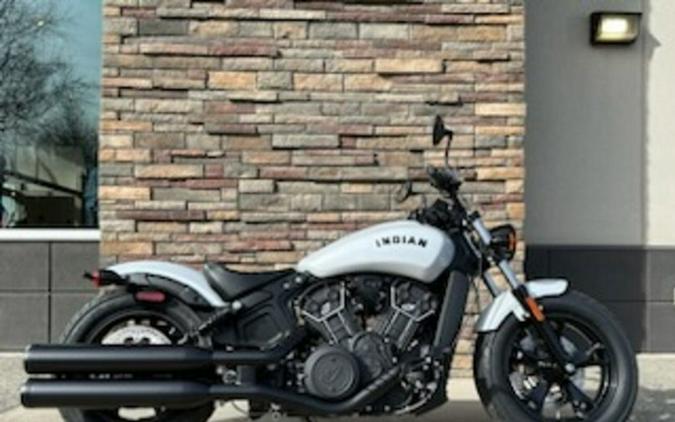 2024 Indian Scout Bobber Sixty ABS Ghost White Metallic