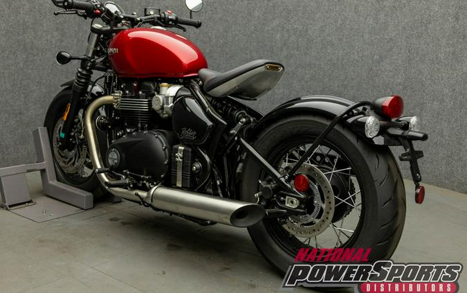 2023 TRIUMPH BONNEVILLE BOBBER