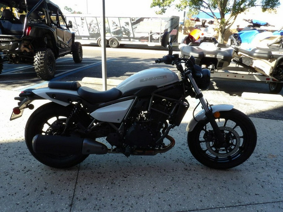 2024 Kawasaki Eliminator Pearl Robotic White