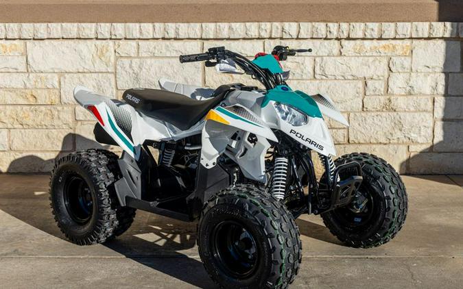 New 2024 POLARIS OUTLAW 110 BRIGHT WHITE RADIANT GREEN