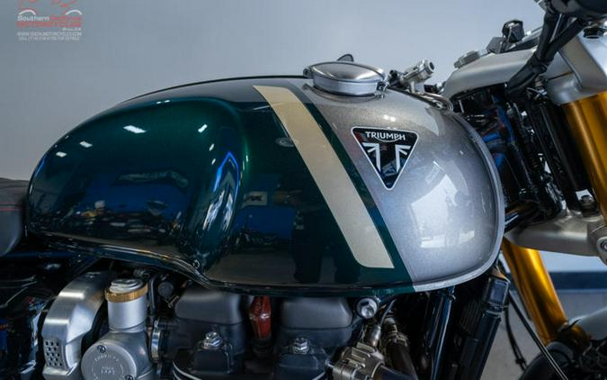 2023 Triumph Thruxton RS Competition Green / Silver Ice