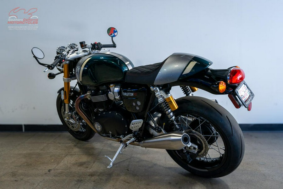 2023 Triumph Thruxton RS Competition Green / Silver Ice