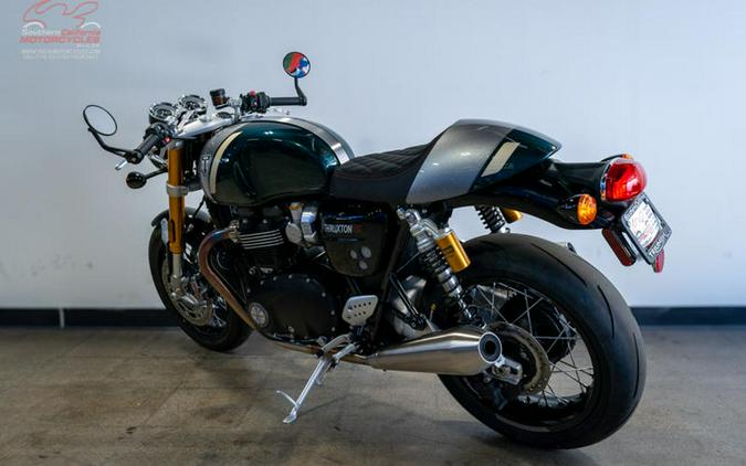 2023 Triumph Thruxton RS Competition Green / Silver Ice