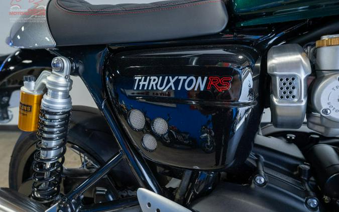 2023 Triumph Thruxton RS Competition Green / Silver Ice