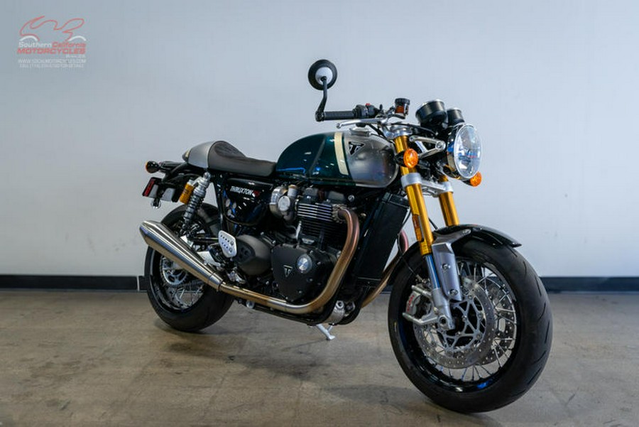 2023 Triumph Thruxton RS Competition Green / Silver Ice