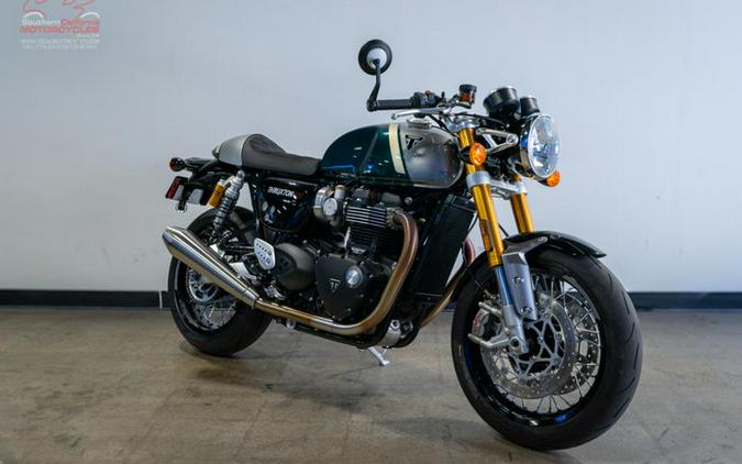 2023 Triumph Thruxton RS Competition Green / Silver Ice