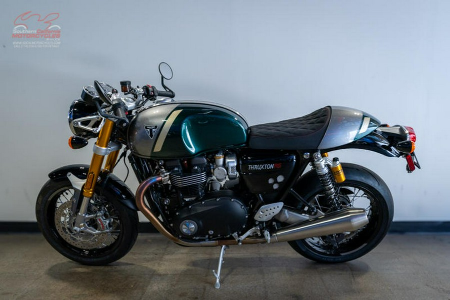 2023 Triumph Thruxton RS Competition Green / Silver Ice