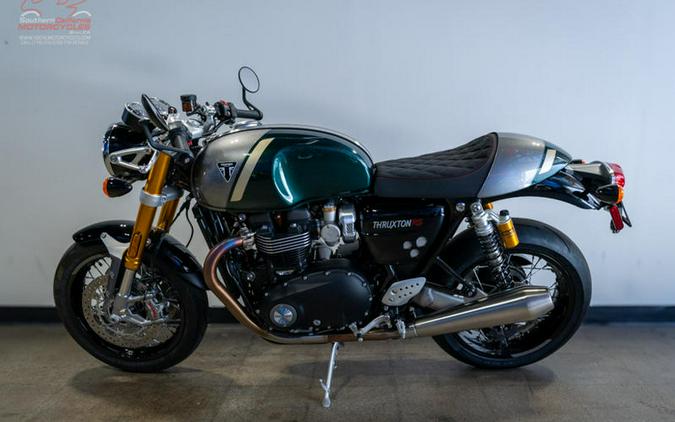 2023 Triumph Thruxton RS Competition Green / Silver Ice