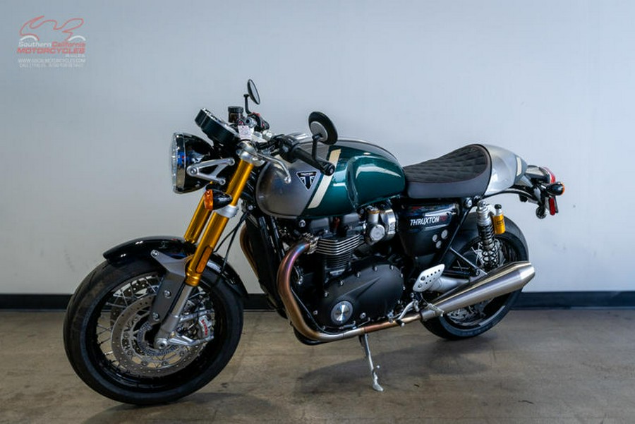 2023 Triumph Thruxton RS Competition Green / Silver Ice